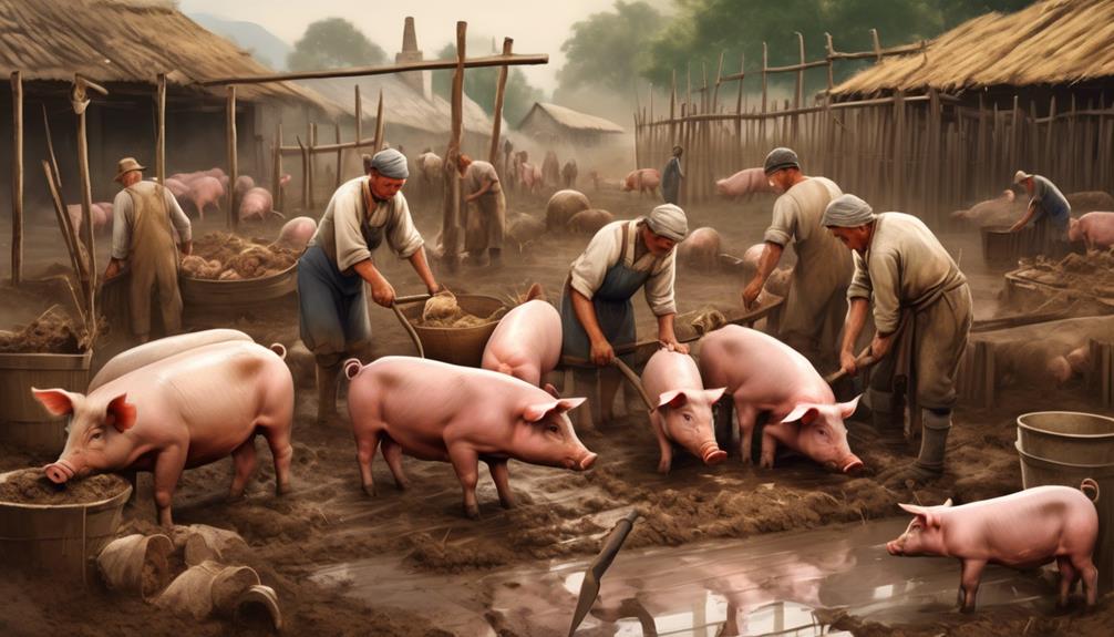 ancient pig farming methods