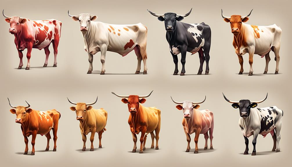 diverse regional cattle breeds