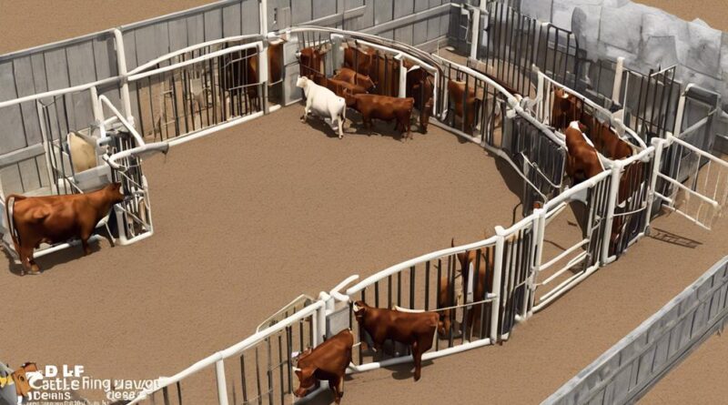 efficient cattle handling designs