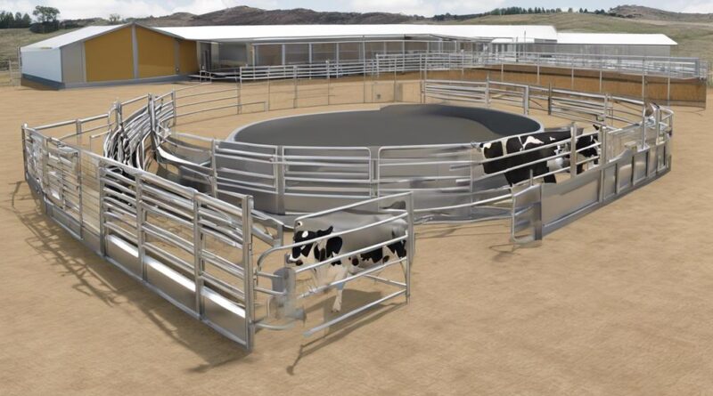 features of modern cattle handling facilities