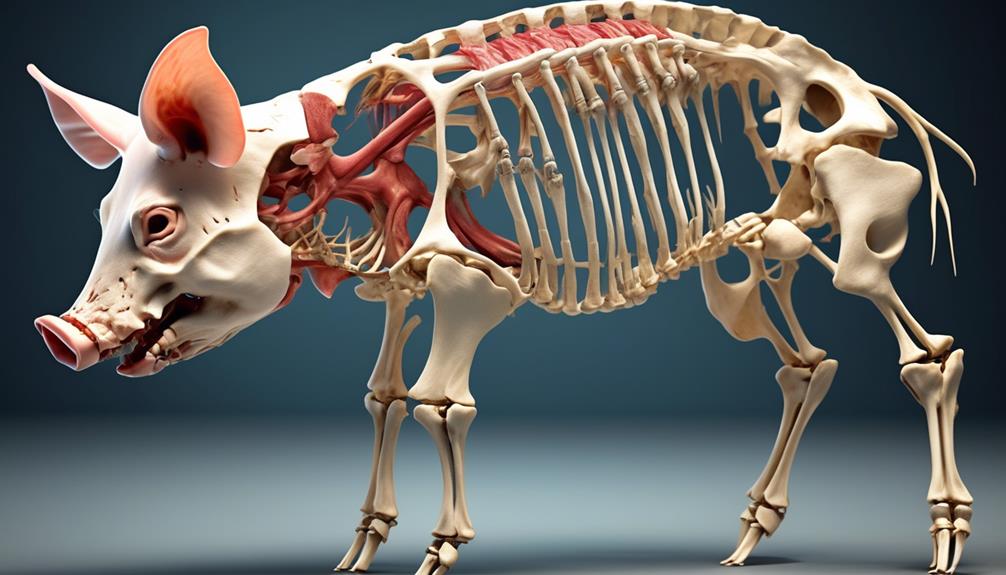 pig skeleton veterinary application