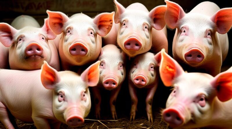 prevalent diseases in farm pigs