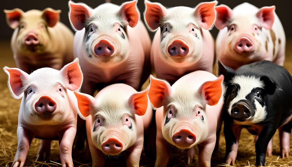 selective breeding in pig breeds