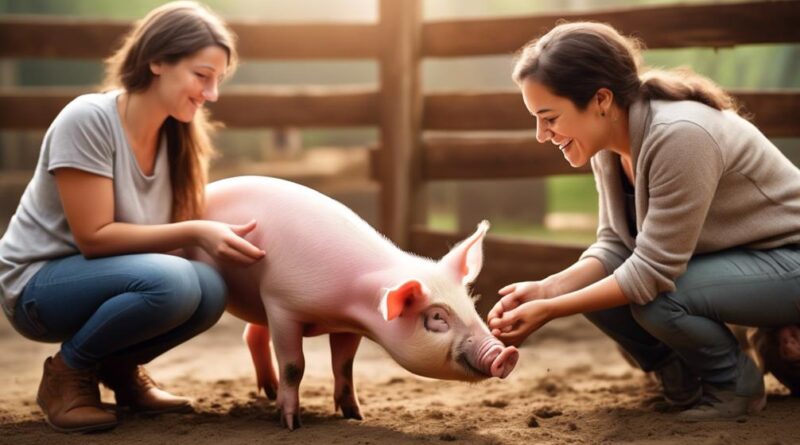 tips for human pig interaction