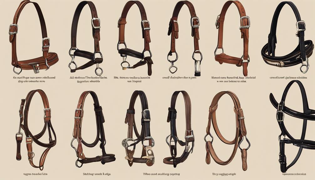 bridle types and materials