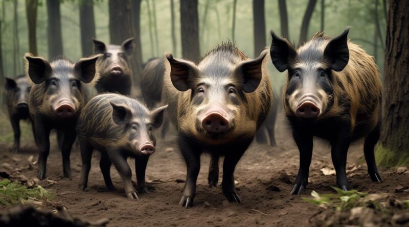 disease prevalence in wild swine