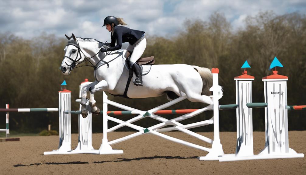 dynamic horse show jumping