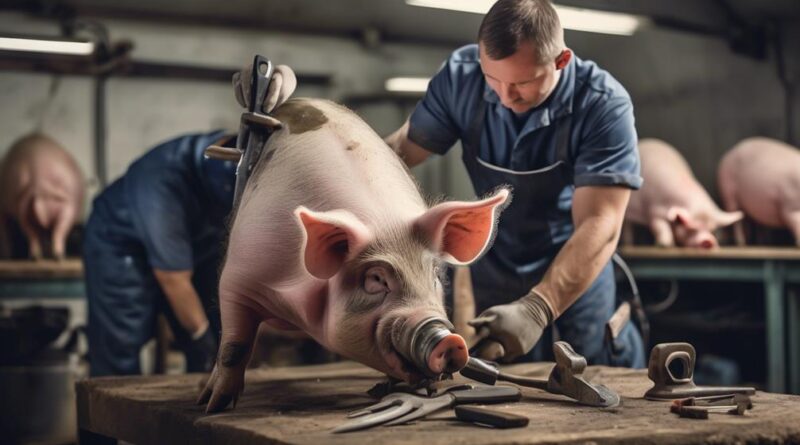 expert pig hoof care