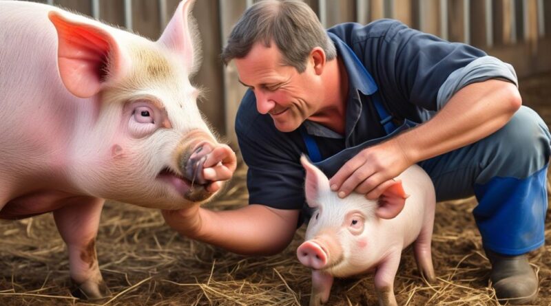 farm pig health check ups