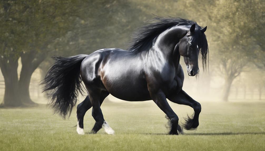 friesian horses unique genetics