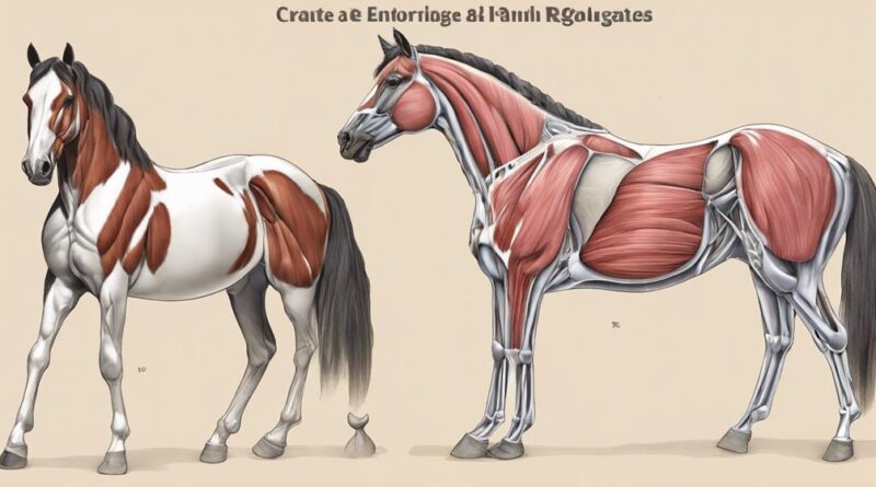 gender specific horse anatomy comparison