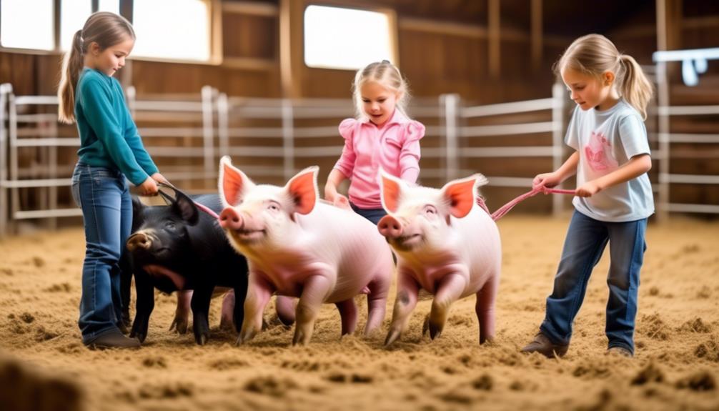 hands on pig handling training