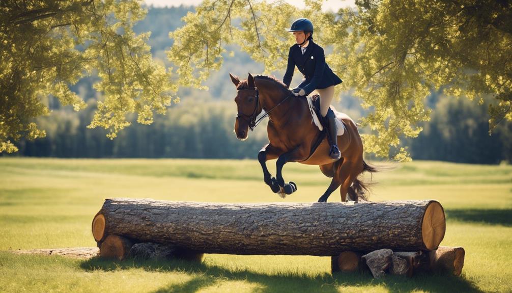 horseback through the countryside