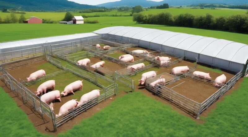 hygienic organic pig farming