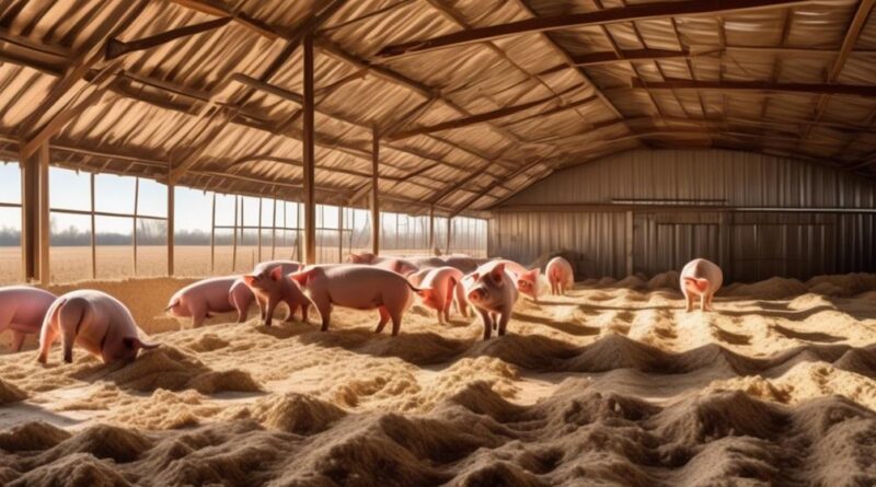 ideal weather for pig housing