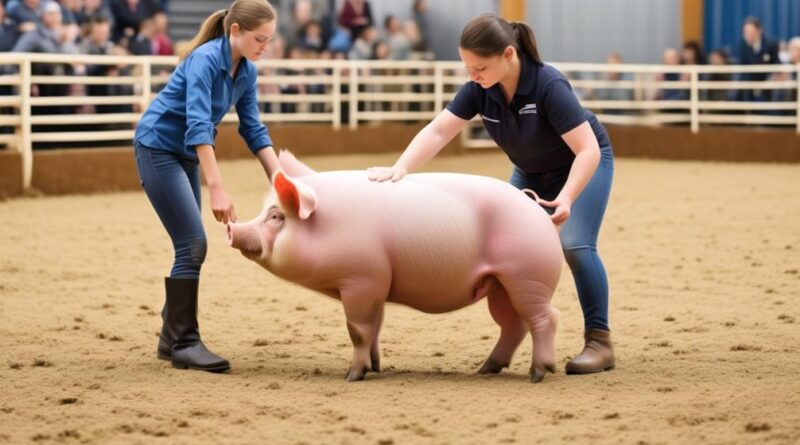 importance of specific training techniques for pig showmanship