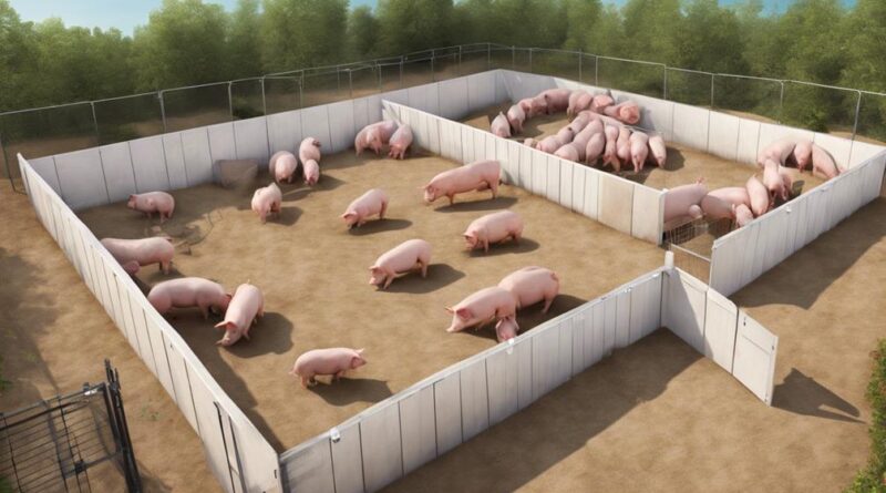 optimizing pig housing space