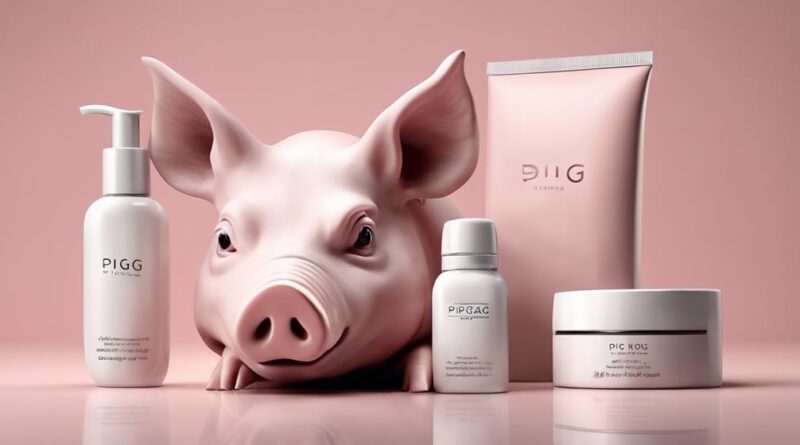 pig derived ingredients in cosmetics