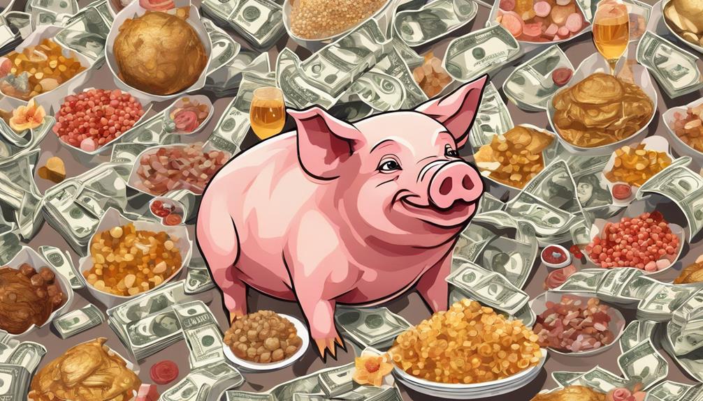 pigs as luxury items