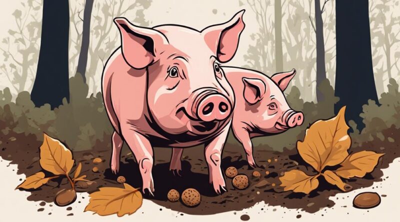 training pigs for truffle hunting