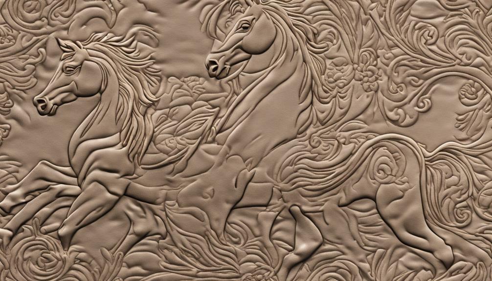 equine inspired textures on display