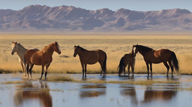 habitats of wild mustangs