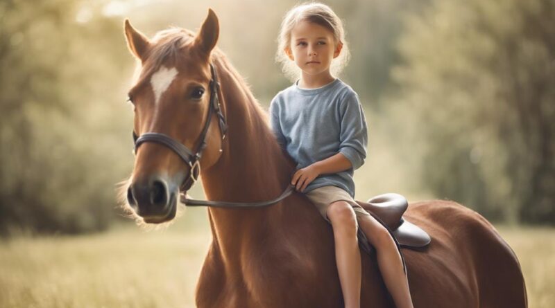 horses in child therapy