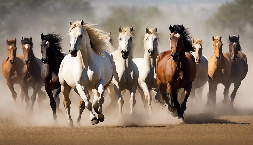 stallions in equine herds