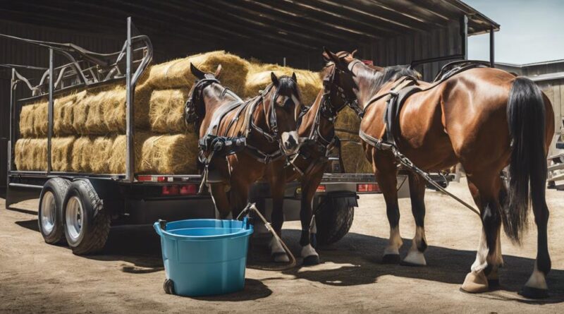 transporting horses for events