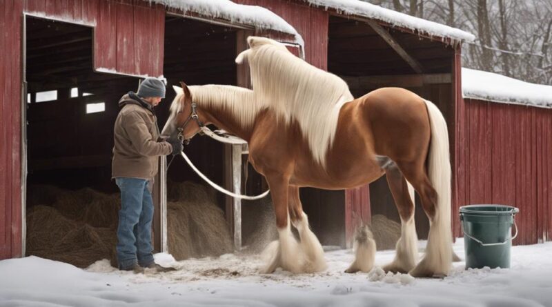 winter horse grooming tips