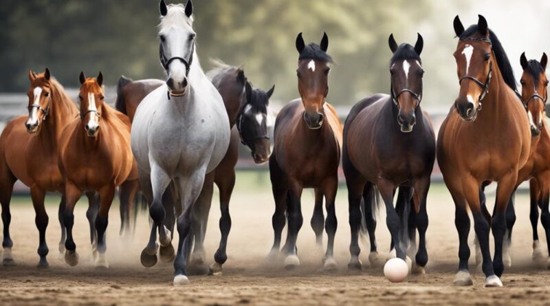 selecting horses for horseball