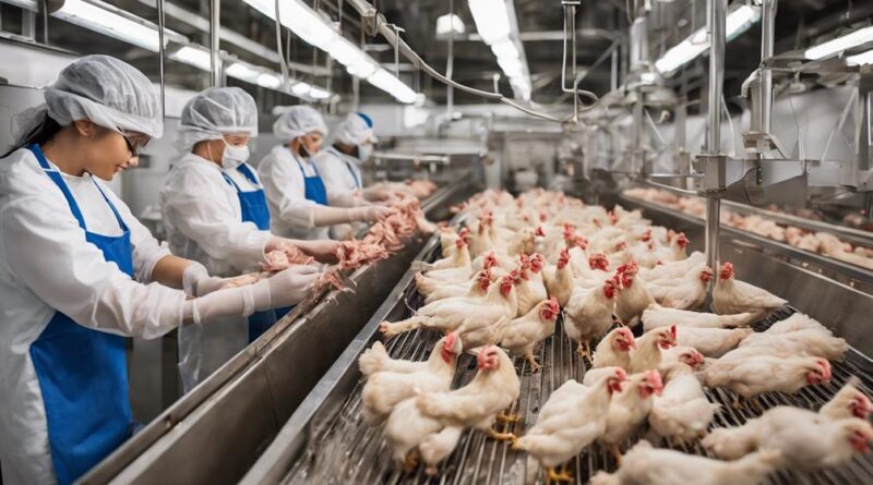 chicken product processing methods