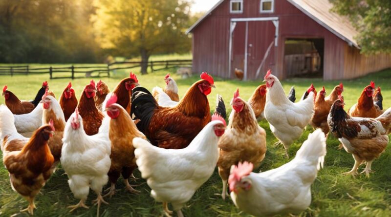 chickens in humane farming