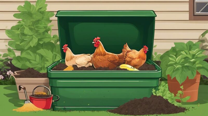 composting chicken waste effectively