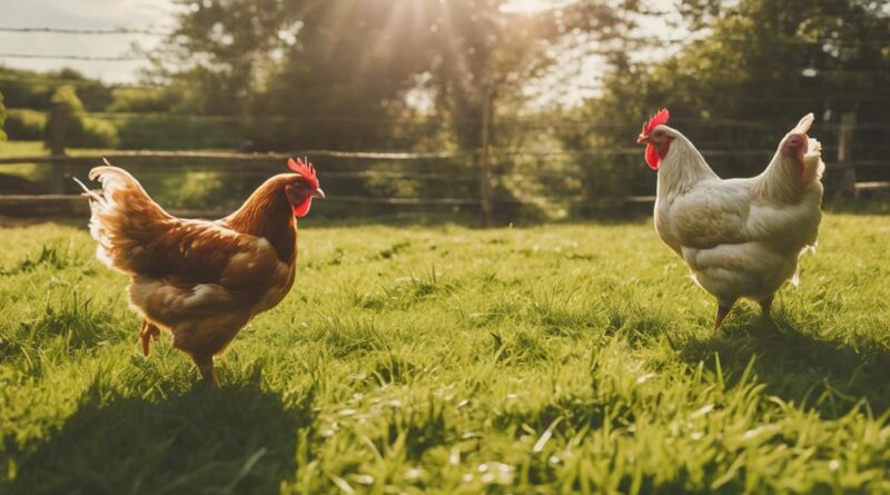 free range chickens promote health