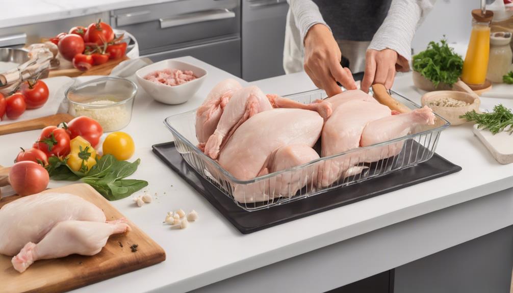 prevent cross contamination of chicken