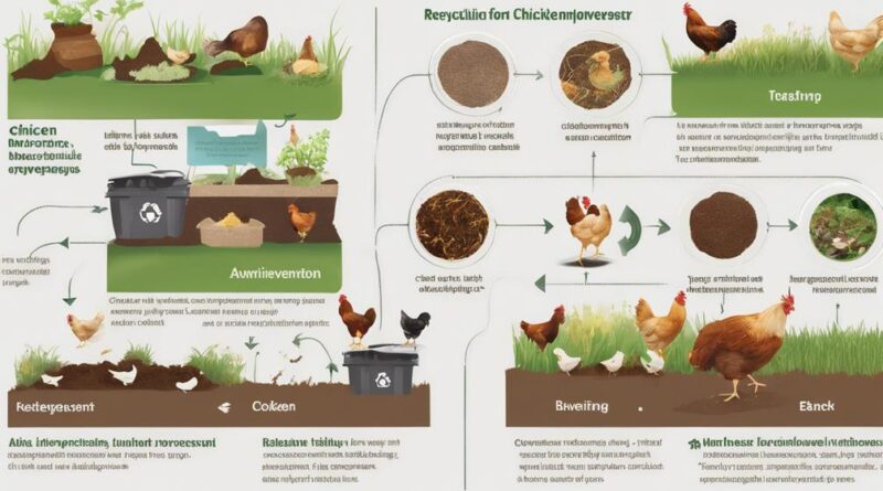 recycling chicken waste methods