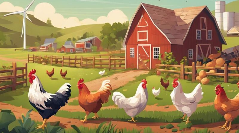 sustainable farming with chickens