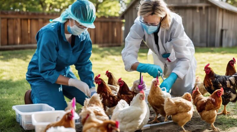 vaccinating backyard chickens safely