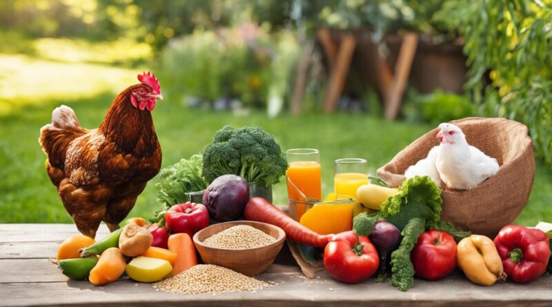 vitamins for healthy chickens